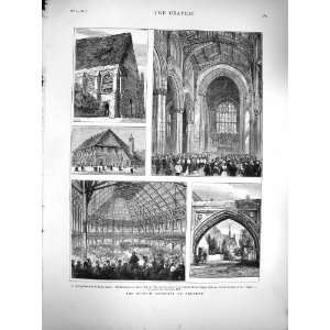  1877 Church Congress Croydon Hall Architecture Palace 