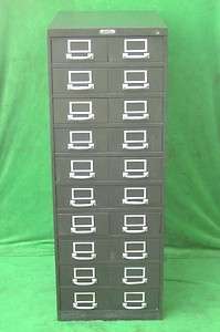 20 DRAWER TOOL PARTS HARDWARE TOOLING STORAGE CABINET STEEL AGE USA 