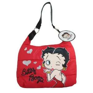  Betty Boop Handbag / Purse / Shoulder Bag Silver Hearts 
