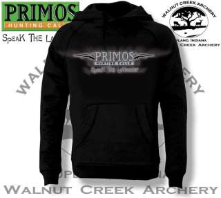 Primos Hunting Calls Black Wings Hoodie Sweatshirt NEW 5354  