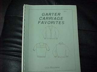 Garter Carriage Favorites Easy To Knit In Sizes 36 50  