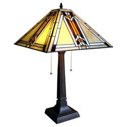 Tiffany style Mission Table Lamp  Overstock