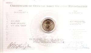 2007 George Washington dollar,A Grade,with certificate  