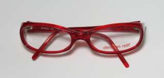 NEW CHRISTIAN ROTH 14017 51 17 120 RX RED/WHITE EYEGLASSES/GLASSES 