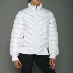Lexen Womens White Puffer Jacket  