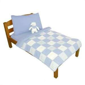 Sleeping Partners TODGINBLU Tadpoles Classic Gingham Toddler Bedding 
