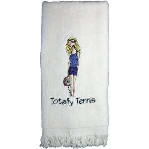  Totally Tennis Roxy Small Tennis Towel (Wimbleton White 