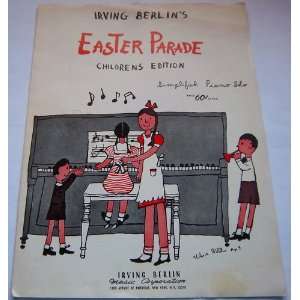   Parade Childrens Edition Simplified Piano Solo Irving Berlin Books