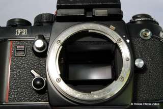 Nikon F3 camera body only w/ E grid focusing screen 018208016945 