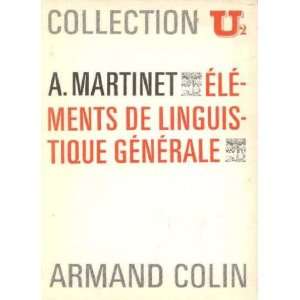  Elements de linguistique générale Books