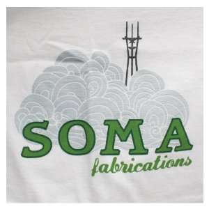  Soma Sutro Tower Fog Tee MD, Slim Fit Ringspun Cotton 