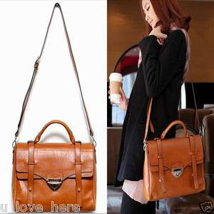 NEW Vintage Women PU Leather messenger Purse Handbag Shoulder Bag 