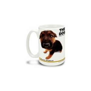  THE DOG Artlist   German Shepherd Dog Coffee Mug: Office 