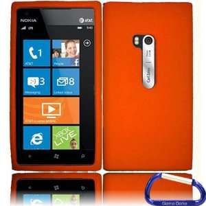   Case Cover for the Nokia Lumia 900, Orange Cell Phones & Accessories