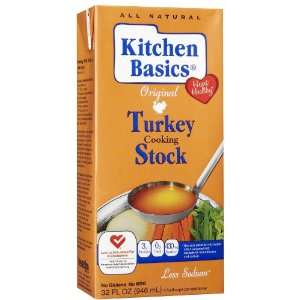 Kitchen Basics Turkey Stock (Gluten, Free), 32 oz  Grocery 