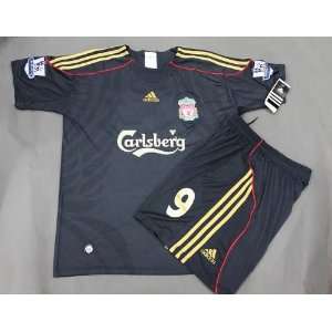 Liverpool away 09/10 # 9 Torres kids size Large soccer jersey  