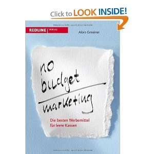  No Budget Marketing (9783868811988) Alois Gmeiner Books