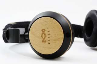 The House of Marley Stir it Up Wood Headphones w/ Mic Harvest NEW 