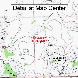   Map   Fort Drum SW, Florida (Folded/Waterproof): Sports & Outdoors