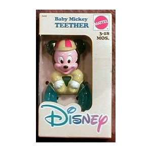 Disney Mickey Baby Teether (1990) Toys & Games