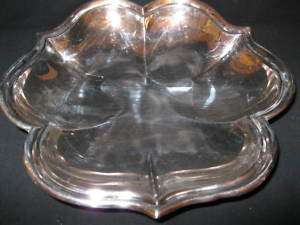 Reed Barton Silverplate BonBon or Fruit Bowl 12 Footed  