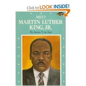   MARTIN L.KING,JR. (Step up biographies) (9780394819624): James T. de