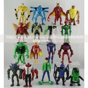  cartoon ben 10 pvc figure action toy whole and retail 