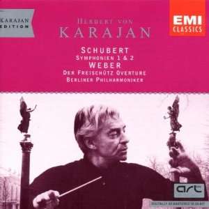   Overture Schubert, Weber, Karajan, Berlin Philharmonic Music