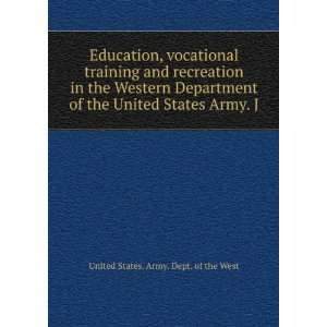  Education, vocational training and recreation in the 