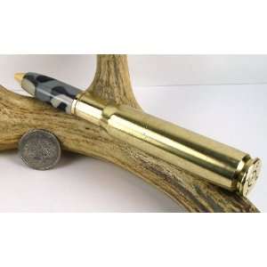  Urban Camo Acrylic 50cal Rifle Cartridge Pen With a Gold 