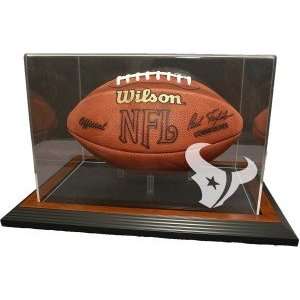  Houston Texans Zenith Football Display   Brown: Sports 