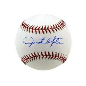  Justin Upton Autographed OML Baseball   MLB Authenticated 