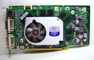 nVidia Quadro FX 1400 P260 PCI E Express Dual DVI Video  