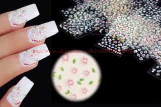 50 Different 3d Nail Art Design Stickers Sheets Decals  