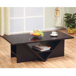 Red Cocoa Rectangular Coffee Table  