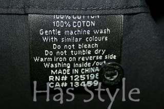 Ed Hardy Mens BASIC Dress Shirt Button Poplin NWT L  