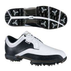 Nike Mens Tour Premium White/ Black Golf Shoes  