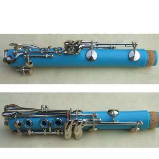 color BLUE clarinet Bb great material technic tone  