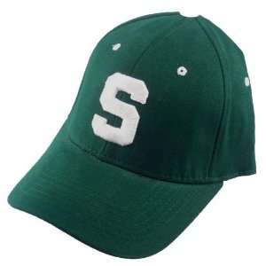  Michigan State Spartans Green Youth 1Fit Hat: Sports 