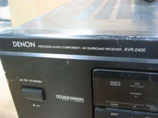 Denon AVR 2400 75 watt 5 Chan w/phono input Receiver  