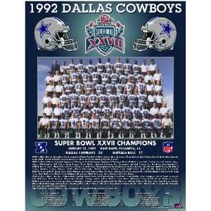 Dallas Cowboys    Super Bowl 1992 Dallas Cowboys    13 x 
