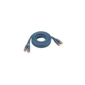   TO 2 x RCA MALE + EARTHING CABLE, GOLD PLATED, 16.4ft: Electronics