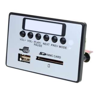 LCD Car Digital Audio MP3 Player Module FM Radio Remote Control 