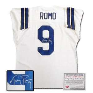   Cowboys Autographed Authentic Style White Jersey: Sports & Outdoors