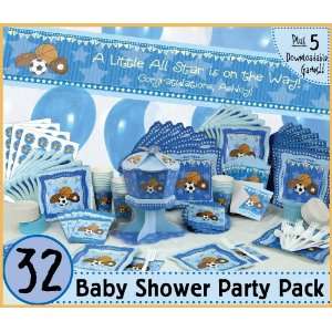  All Star Sports   32 Baby Shower Party Pack: Toys & Games