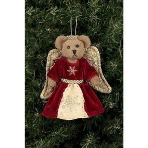    Twinkle Teddy Bear Angel Ornament By Bearington: Toys & Games