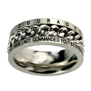  Crown of Thorns Man of God Christian Purity Ring: Jewelry
