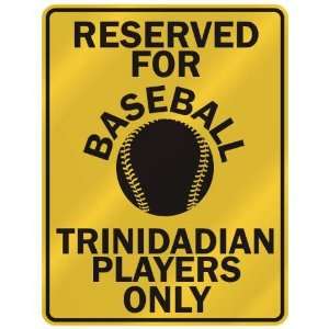   TRINIDADIAN PLAYERS ONLY  PARKING SIGN COUNTRY TRINIDAD AND TOBAGO
