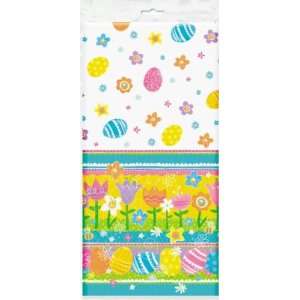  Easter Spring Eggs Plastic Tablecover Health & Personal 