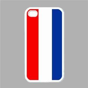 Netherlands Flag White Iphone 4   Iphone 4s Case